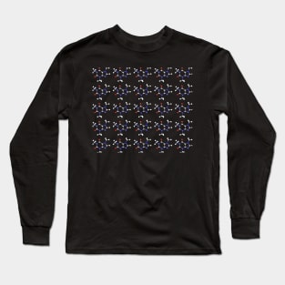 Caffeine Molecule Long Sleeve T-Shirt